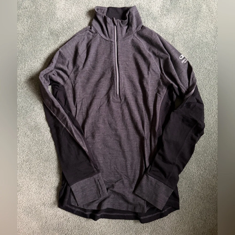 Icebreaker Wool Baselayer Half Zip - L - Picture 1 of 5